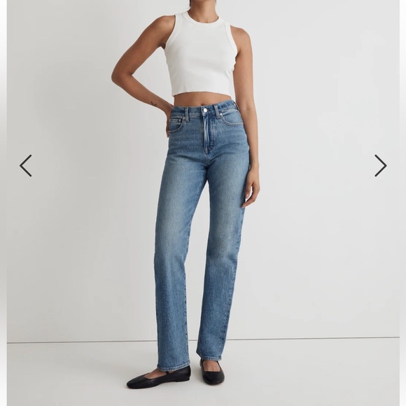 Madewell 90’s Straight Jeans Enmore Wash- Excellent Used Condition - Picture 4 of 6